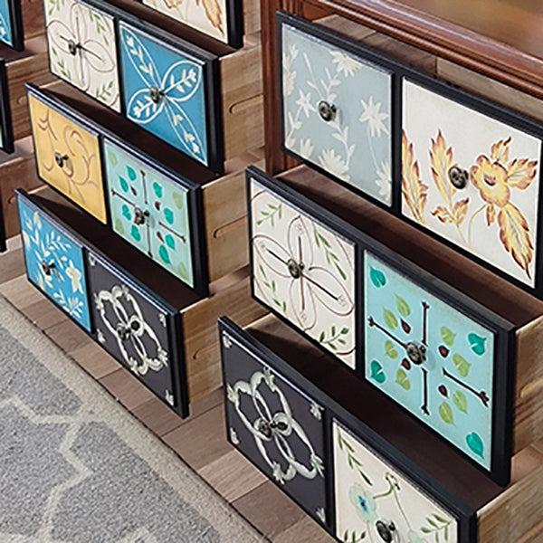 Traditional Storage Chest Solid Wood Dresser with 3/4/5 Drawers , 16.38 Inch W