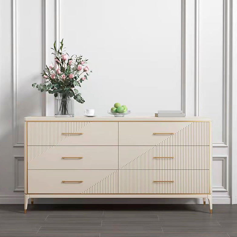 Classic Glam Storage Chest 3/5/6/10 Drawers Double Dresser , 15.6 Inch Width