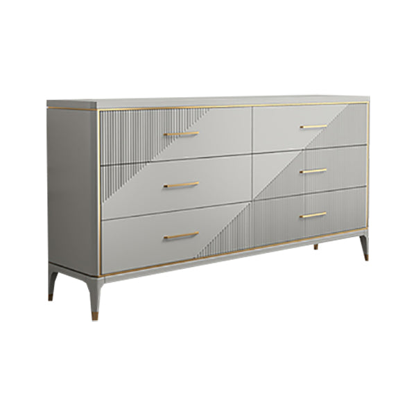Classic Glam Storage Chest 3/5/6/10 Drawers Double Dresser , 15.6 Inch Width
