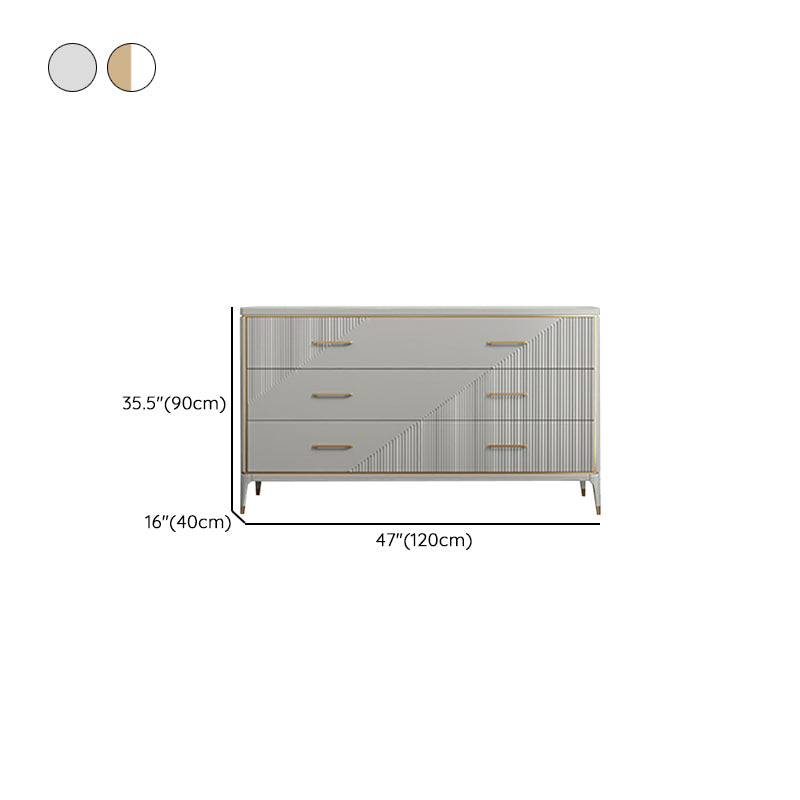 Classic Glam Storage Chest 3/5/6/10 Drawers Double Dresser , 15.6 Inch Width