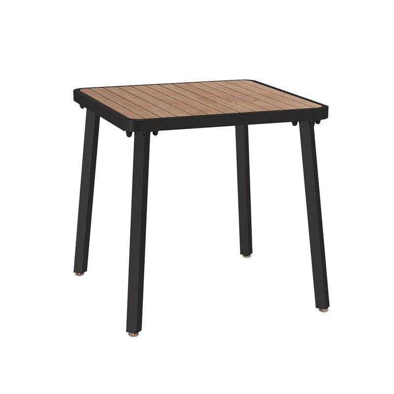 Modern Wood Patio Dining Table 1/3/5/7 Pieces Geometric Outdoor Dining Set