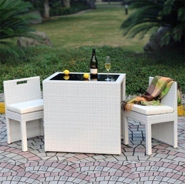 Modern 1/3/5/7/9 Pcs Dining Set Glass Rectangular Dining Table Set