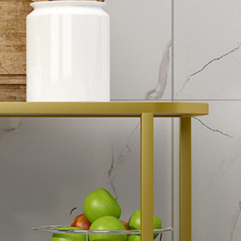 Modern Simple Kitchen Island Table Dining Room Stationary Prep Table