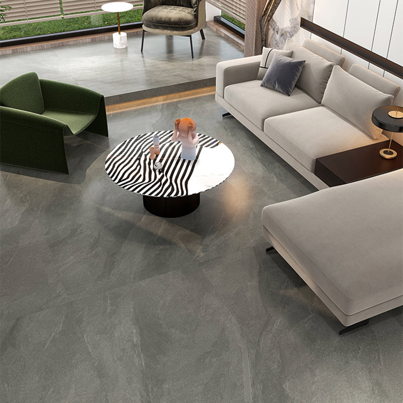 Rectangular Floor Tile Vintage Matte Gray Floor and Wall Tile