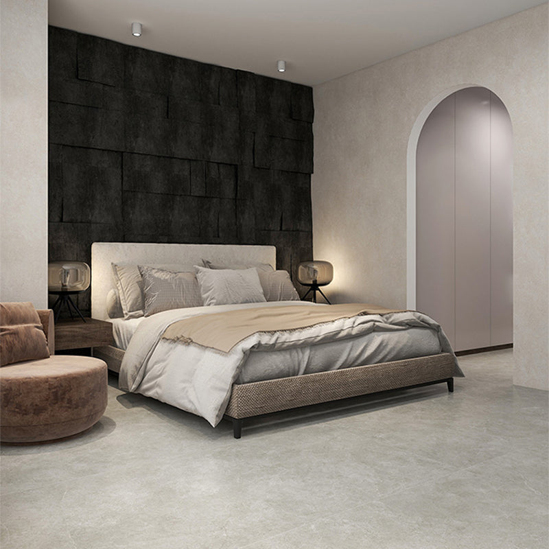 Rectangular Floor Tile Vintage Matte Gray Floor and Wall Tile