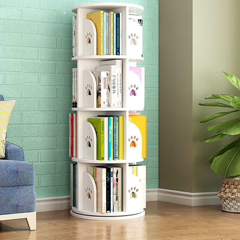 Scandinavian Shelf Freestanding Standard Kids Bookcase in Manufactured Wood