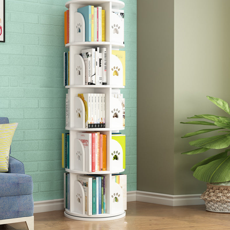 Scandinavian Shelf Freestanding Standard Kids Bookcase in Manufactured Wood