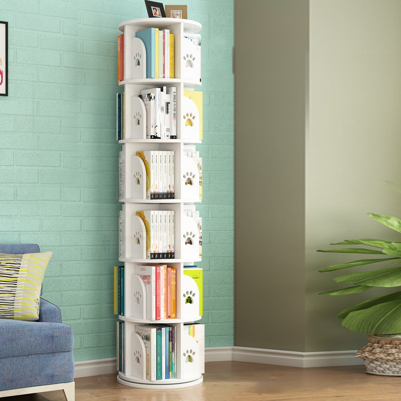 Scandinavian Shelf Freestanding Standard Kids Bookcase in Manufactured Wood