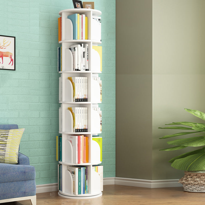 Scandinavian Shelf Freestanding Standard Kids Bookcase in Manufactured Wood