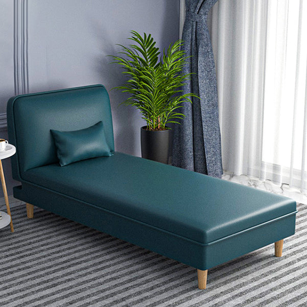 Scandinavian Armless Accent Chair 3-Position Reclining Chaise Lounge Couch