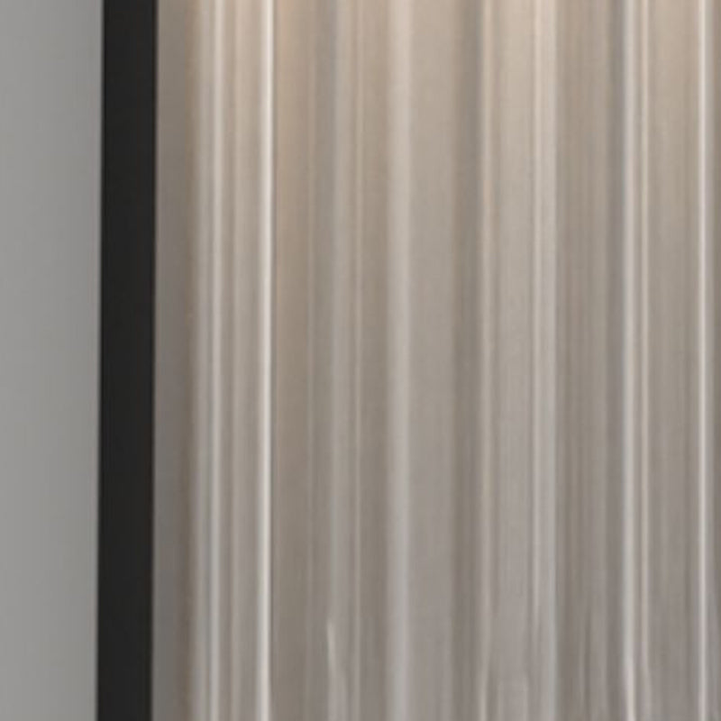 Simple Wall Sconce Black Outdoor Wall Light Fixture with Acrylic