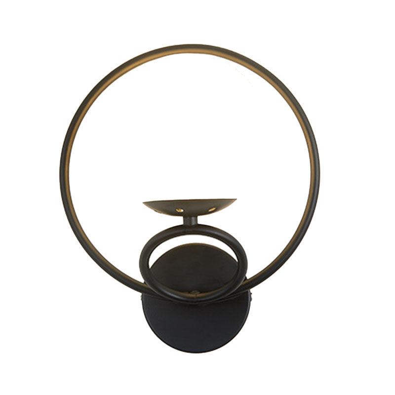 Modern Simple Iron Vanity Light Circle Shape Vanity Lamp for Shower Room
