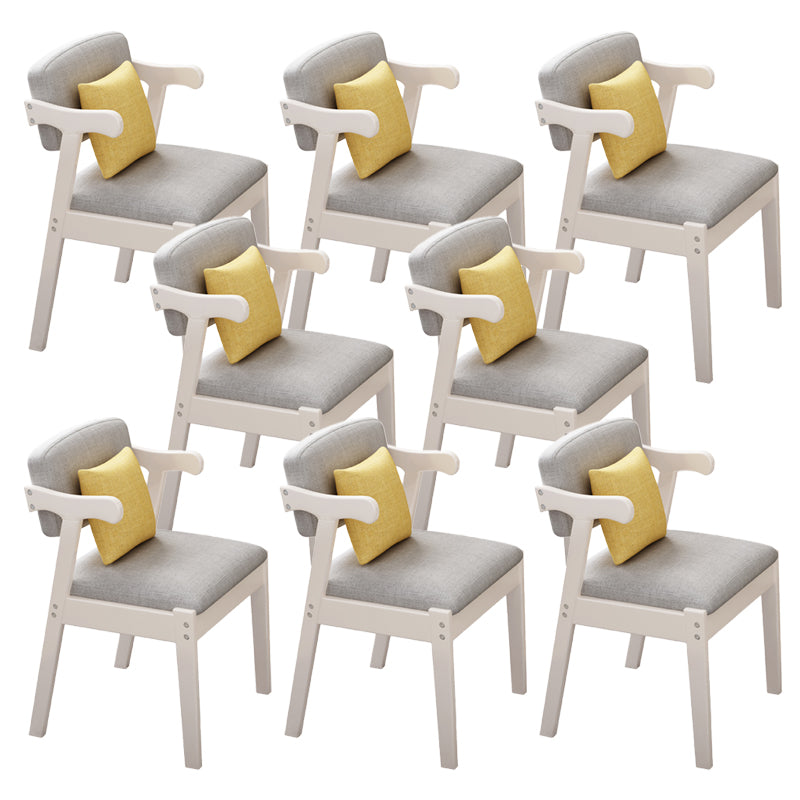 Contemporary Armless Dining Chair Home Solid Wood Dining Chair