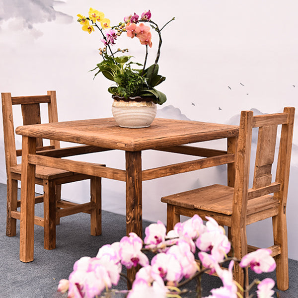 Dining Room Footrest Dining Chair Home Solid Wood Dining Chair