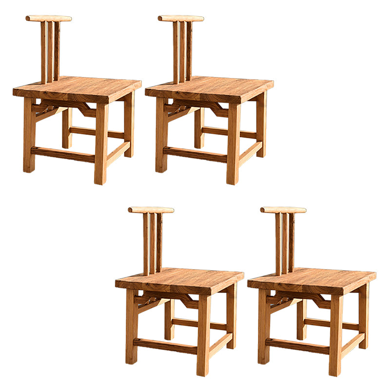 Dining Room Footrest Dining Chair Home Solid Wood Dining Chair