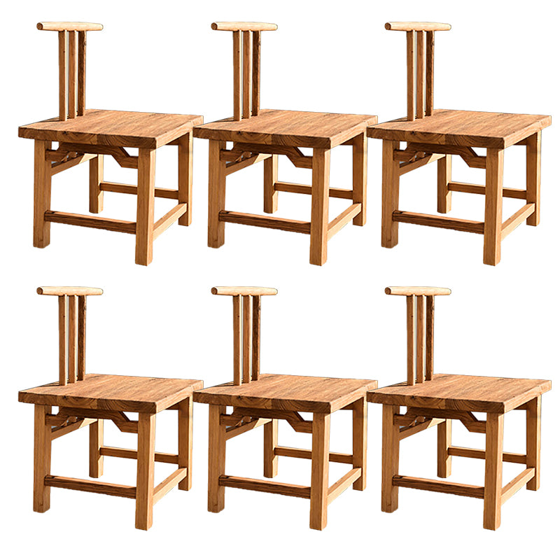 Dining Room Footrest Dining Chair Home Solid Wood Dining Chair