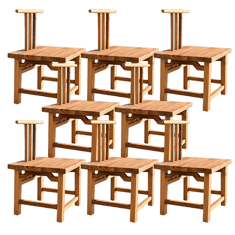 Dining Room Footrest Dining Chair Home Solid Wood Dining Chair