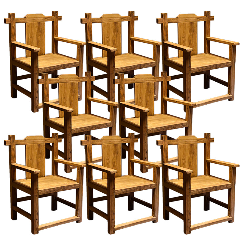 Dining Room Footrest Dining Chair Home Solid Wood Dining Chair