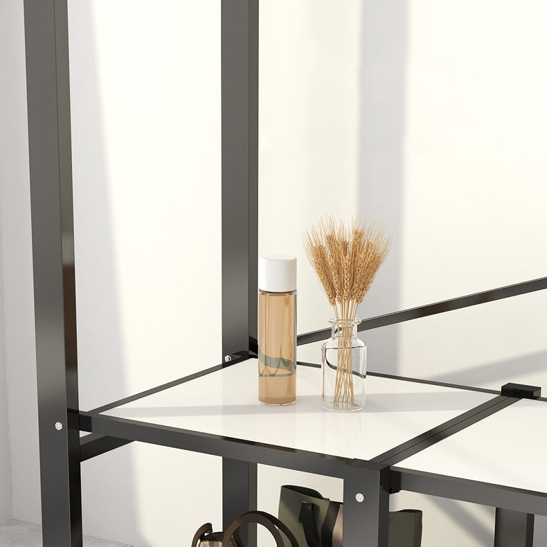 Freestanding Metal Frame Wardrobe Foldable Wardrobe with Garment Rod