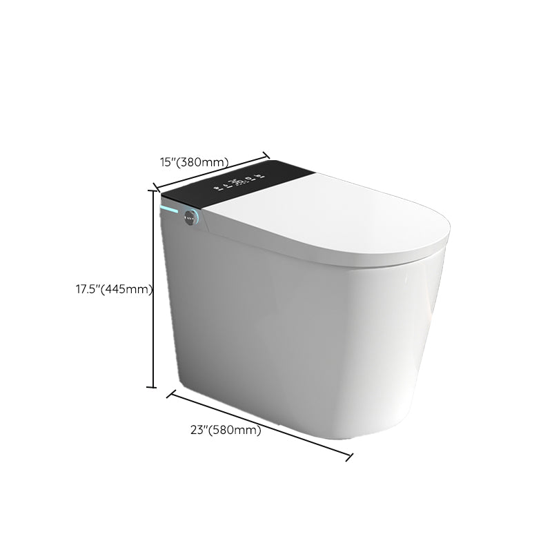 Modern One Piece ABS Toilet Floor Mounted Siphon Jet Toilet Bowl