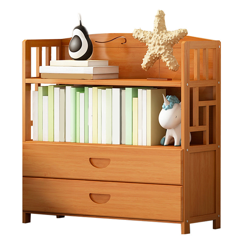 Contemporary 2 - Drawer Accent Chest, Rectangle Lacquered Chest in Natural