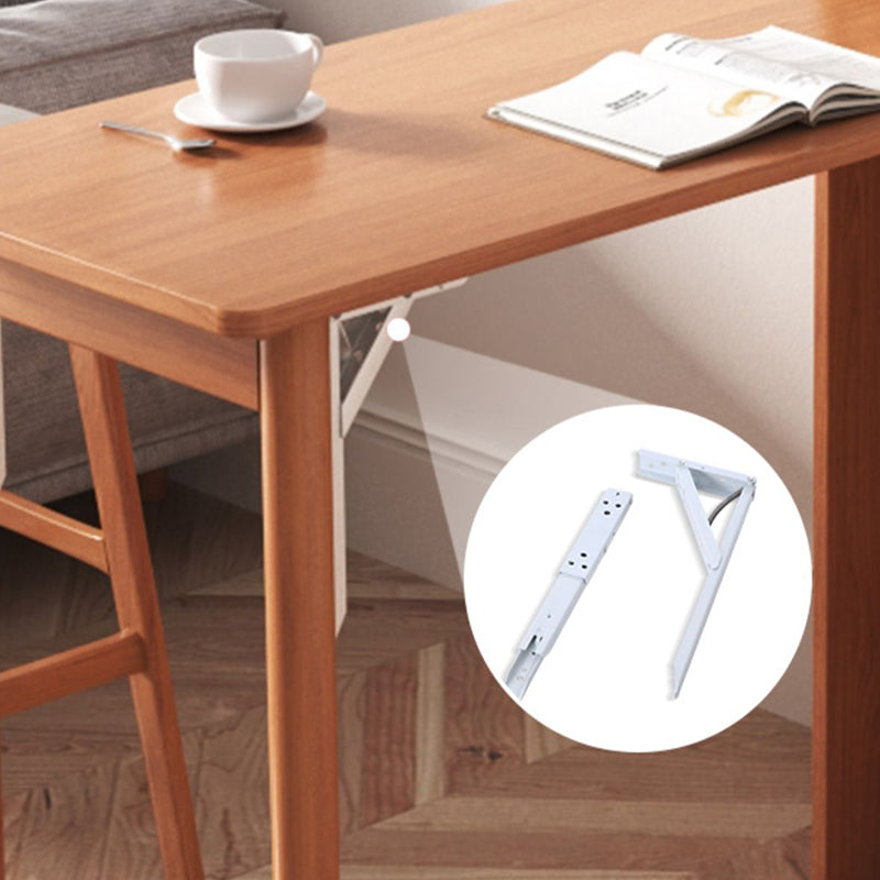 1/2/3 Pieces Table and Stool Set Wood Rectangular Pub Dining Set