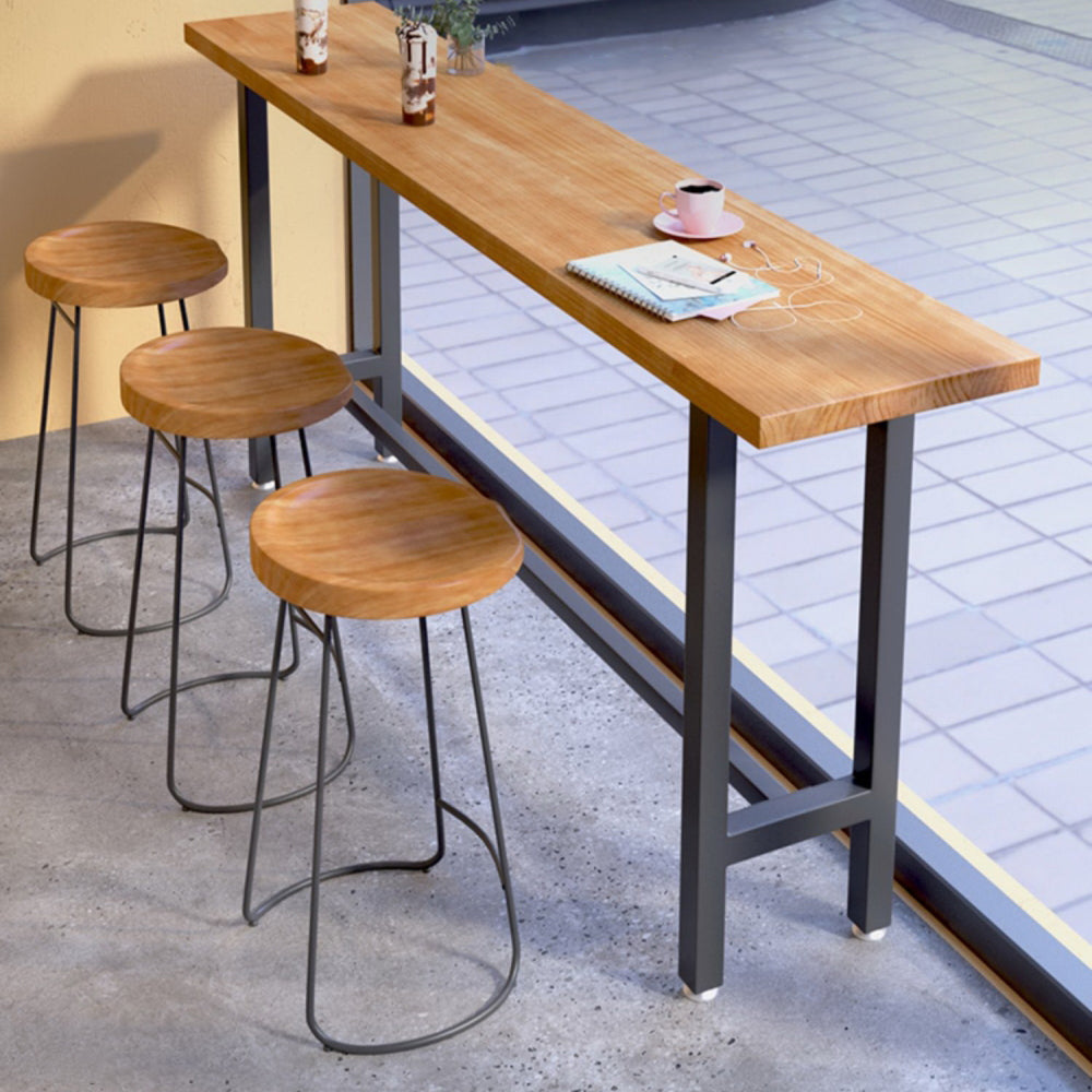 Glam Rectangle Bar Table Set 1/4/7/9 Pcs Iron Frame Bar Table and Stools