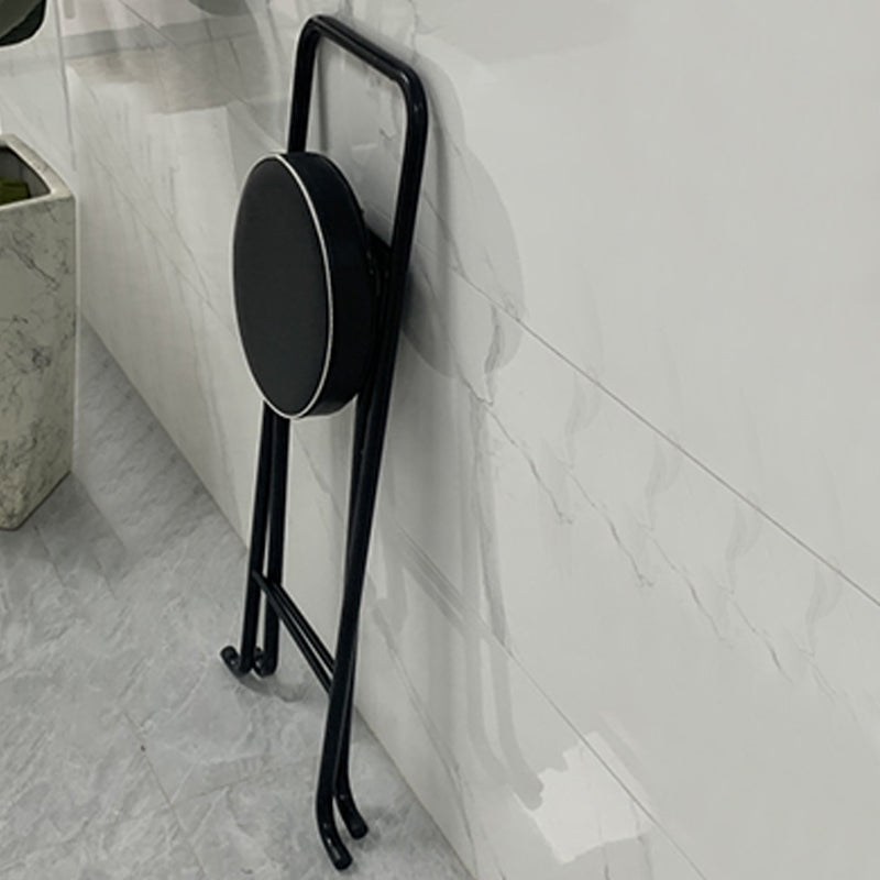 Contemporary Indoor Bar Stools Folding Counter Stool with Metal Legs