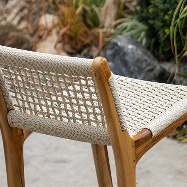 Low Back Bar Stools White Dining Stools with Solid Wood Base
