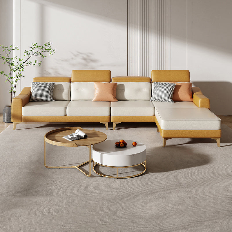 L-Shaped Reversible Sectional Sofas Water Resistant Sectionals