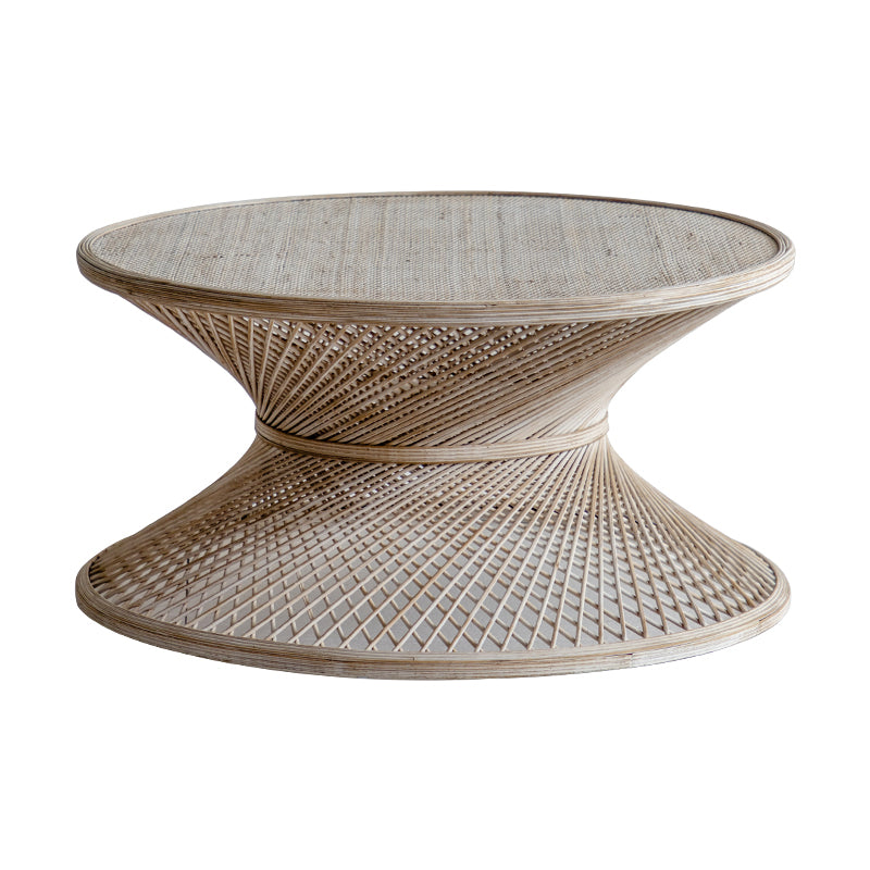 Rustic Corner Table Round Pedestal Distressed Accent Side Table