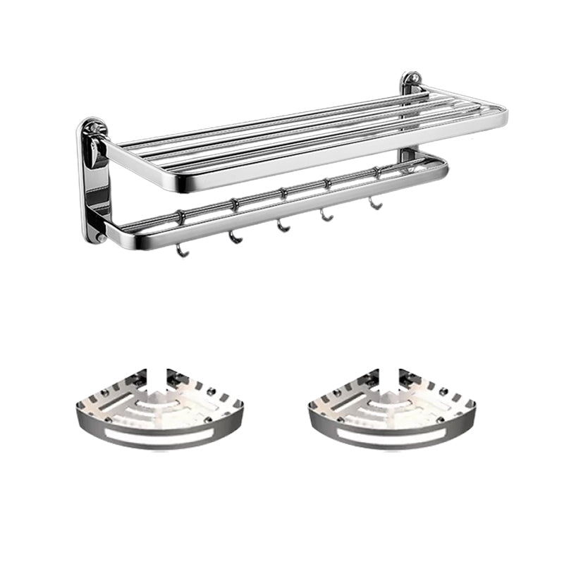 Modern Stainless Steel Bathroom Accessory Kit Towel Bar Paper Holder Bath Hardware Set