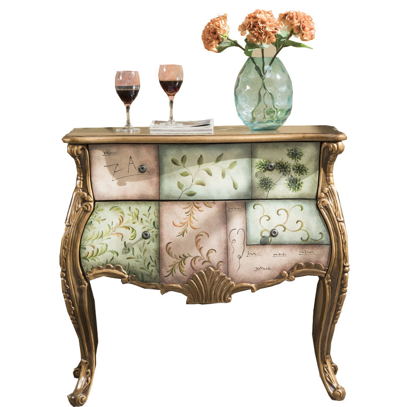 Traditional Storage Chest Solid Wood Dresser with 2/3 Drawers