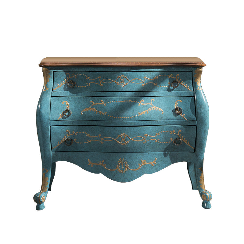 Traditional Storage Chest Solid Wood Dresser with 2/3 Drawers