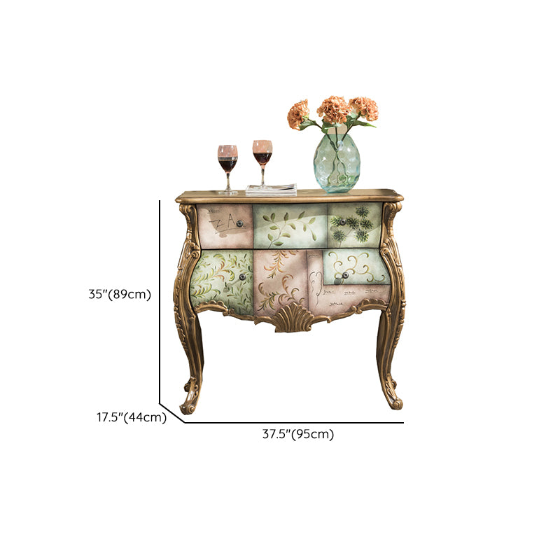 Traditional Storage Chest Solid Wood Dresser with 2/3 Drawers