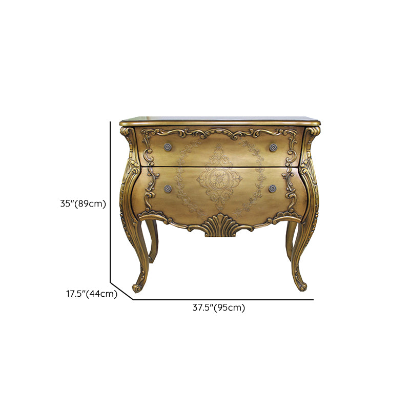 Traditional Storage Chest Solid Wood Dresser with 2/3 Drawers