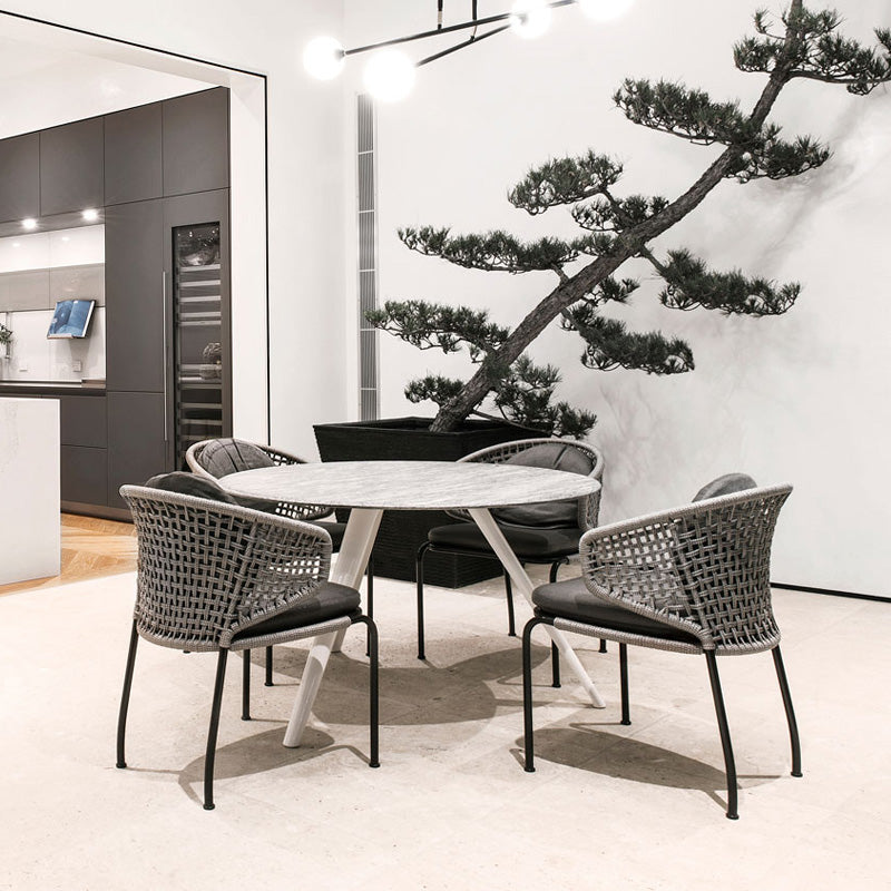 Contemporary Style 1/3/5 Pcs Dining Set Stoner Dining Table Set