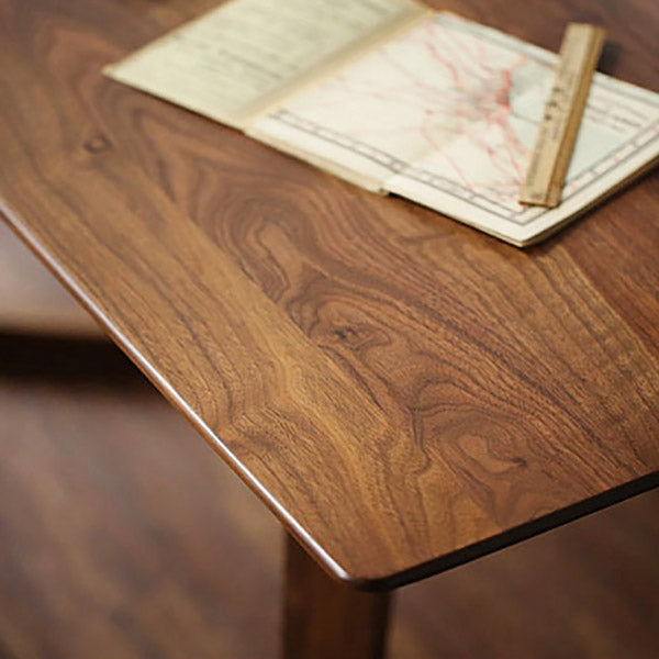 Dining Room Rectangle Dinner Table Traditional Solid Wood Dining Table