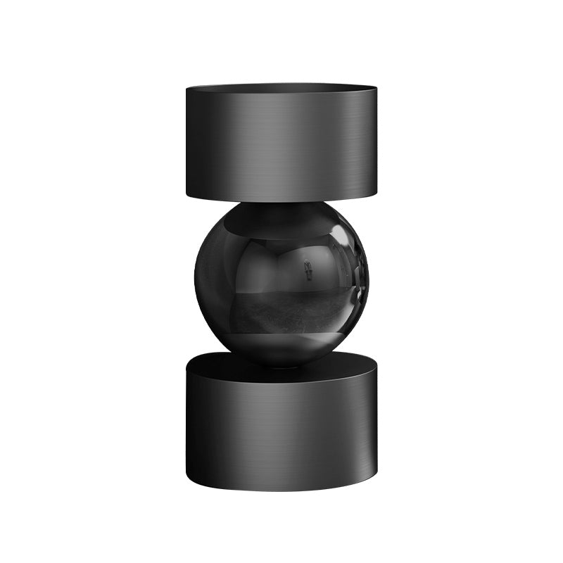 Contemporary Bathroom Sink with Pop-Up Drain Metal Round Pedestal Bathroom Sink