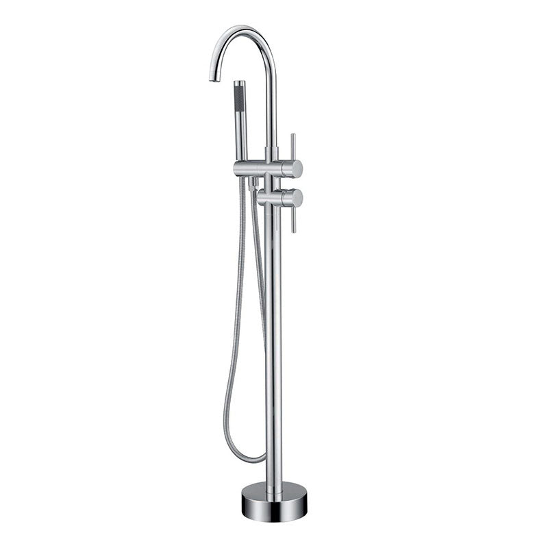 Modern Brass Freestanding Bathtub Faucet with Hose Bathtub Faucet