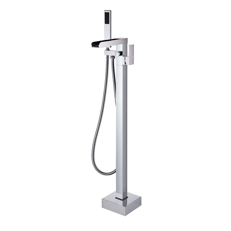 Modern Brass Freestanding Bathtub Faucet with Hose Bathtub Faucet