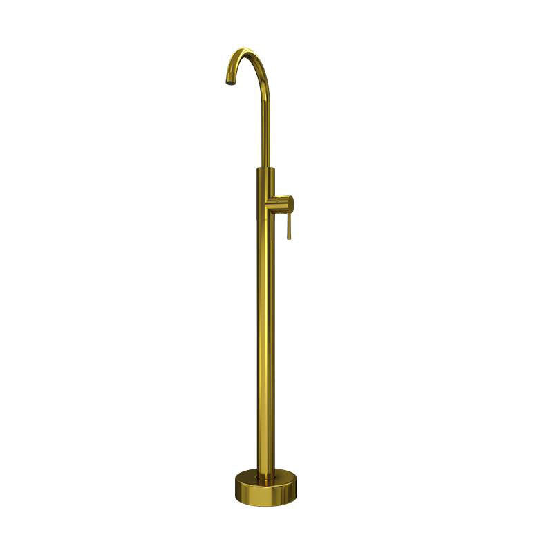 Modern Freestanding Tub Filler with 2 Handles Floor Mounted Bathroom Faucet