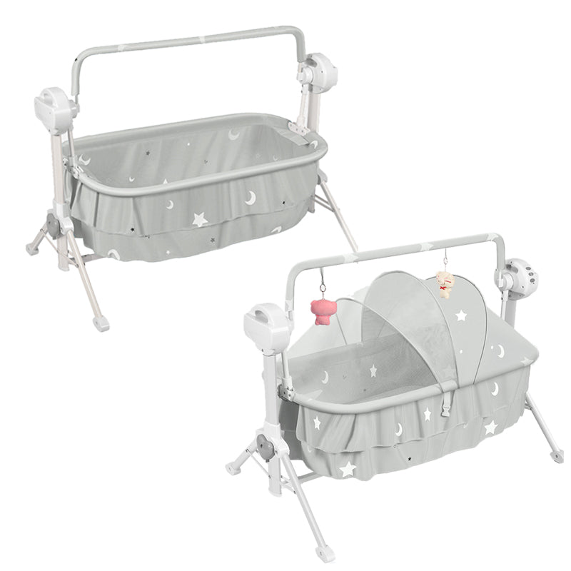 Contemporary Rocking Moses Basket Metal Moses Basket With Canopy