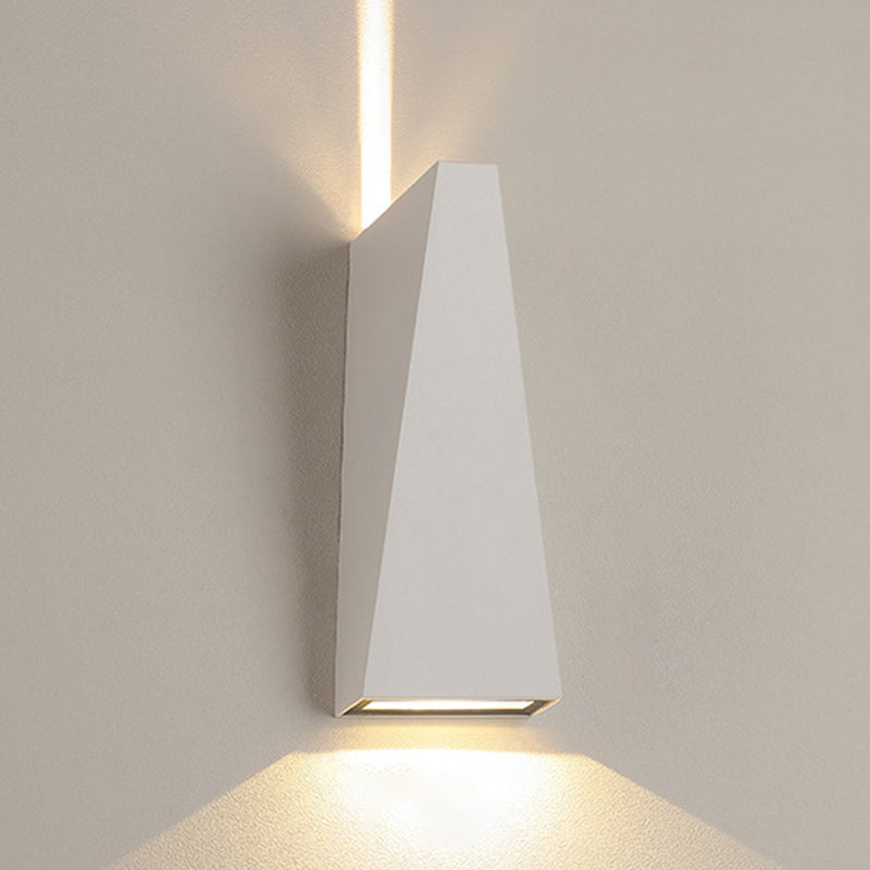 Modernism White/Black 2-Light Wall Mounted Sconce Shaded LED Wall Light