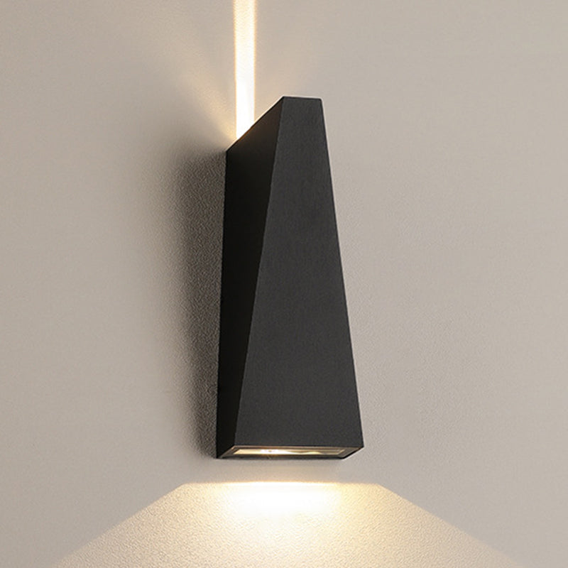 Modernism White/Black 2-Light Wall Mounted Sconce Shaded LED Wall Light