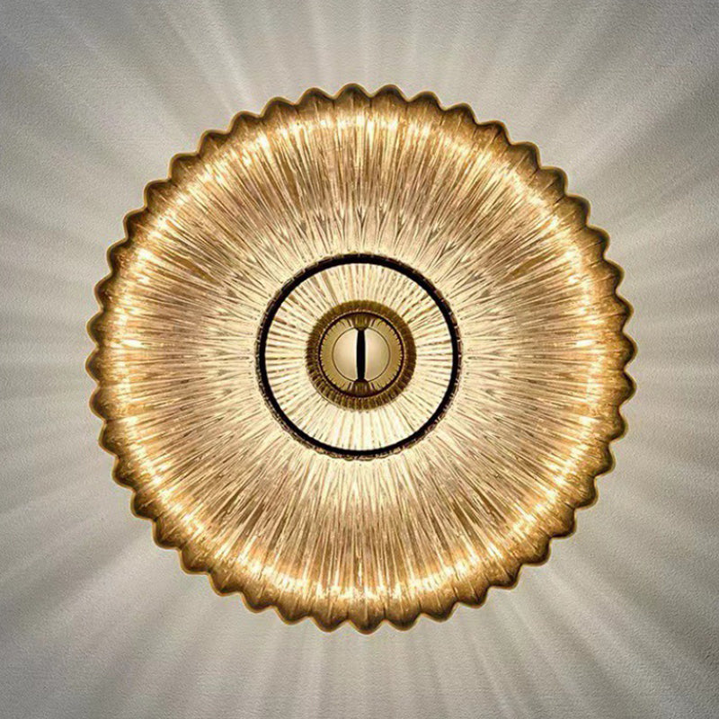 Single Modernism Black/White Wall Mounted Sconce LED Glass Wall Light