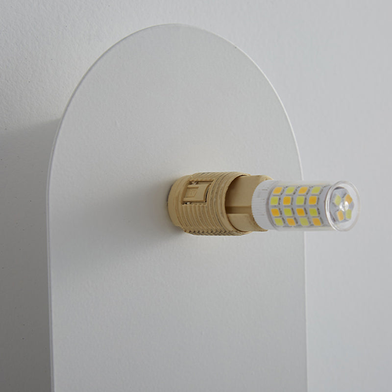 1-Light Modernism Wall Mounted Sconce Glass Wall Light for Foyer