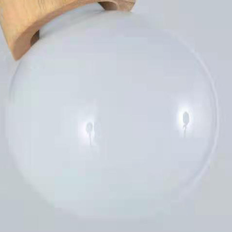 Unique Shape Wood Vanity Sconce Light Modern Style 1-Light Vanity Mirror Lights