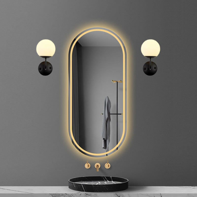 Nordic Style Metal Vanity Light Ball Shape Vanity Lamp for Shower Room