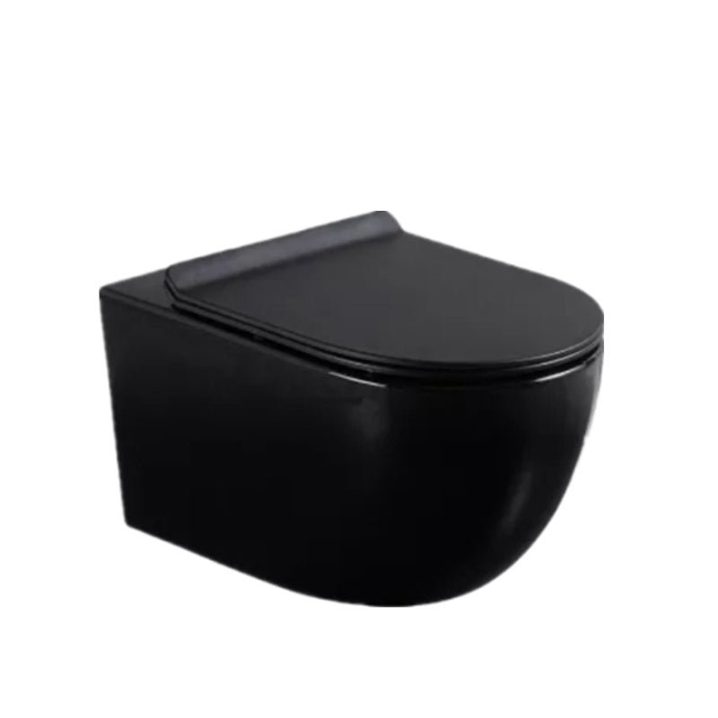 Modern White Flush Toilet Wall Hung Urine Toilet with Seat for Bathroom